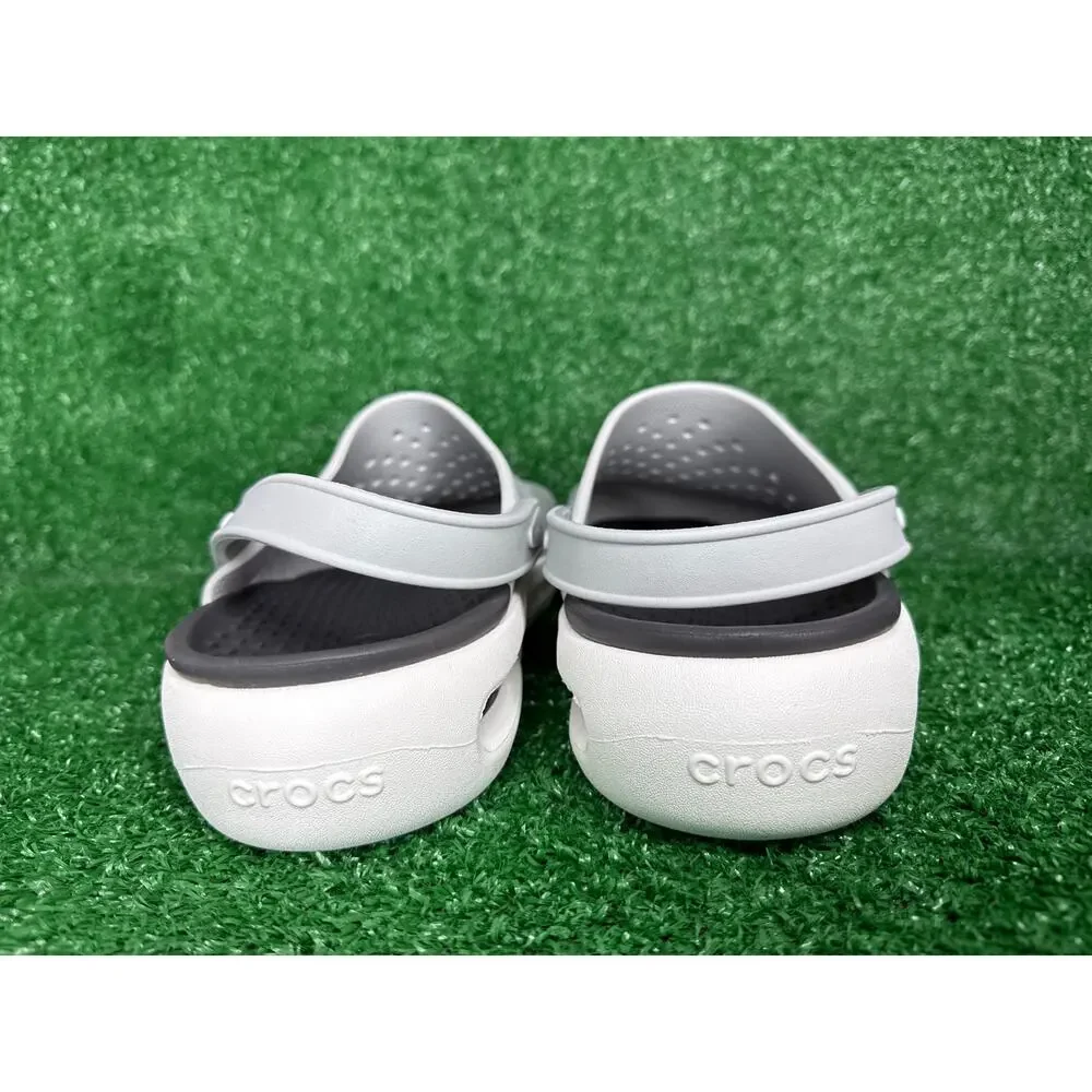 Crocs Inmotion Clog Light Gray SlipOn Sandals Unisex M-10 W-12 #209964-4NS